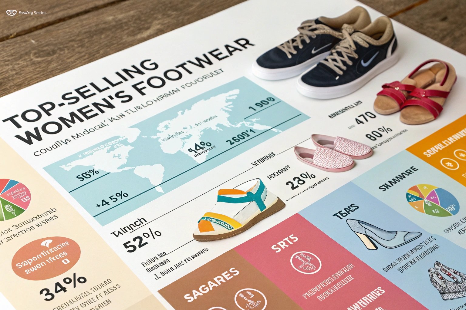 Women's footwear categories