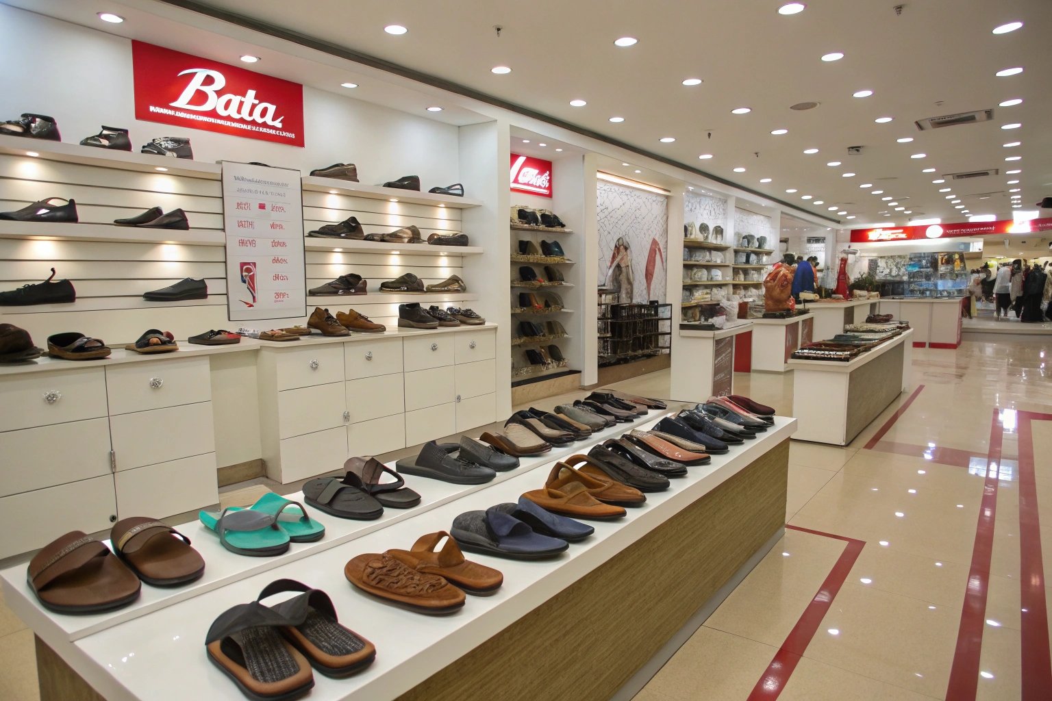 Women's footwear categories