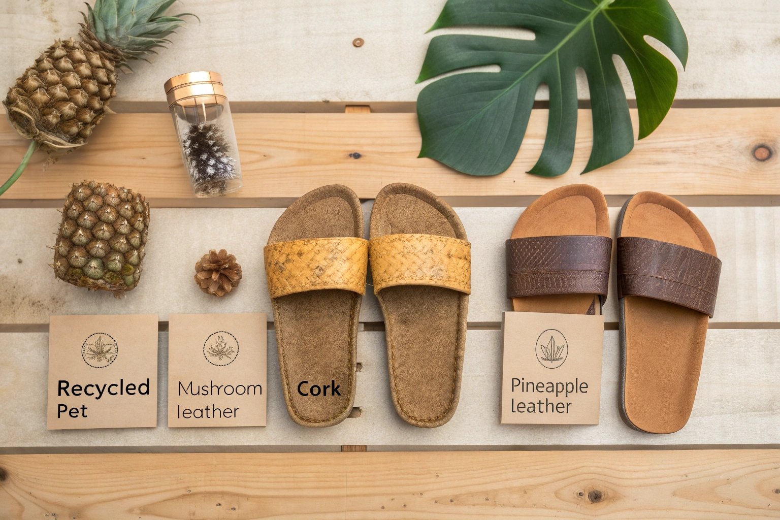 Eco-friendly slipper materials