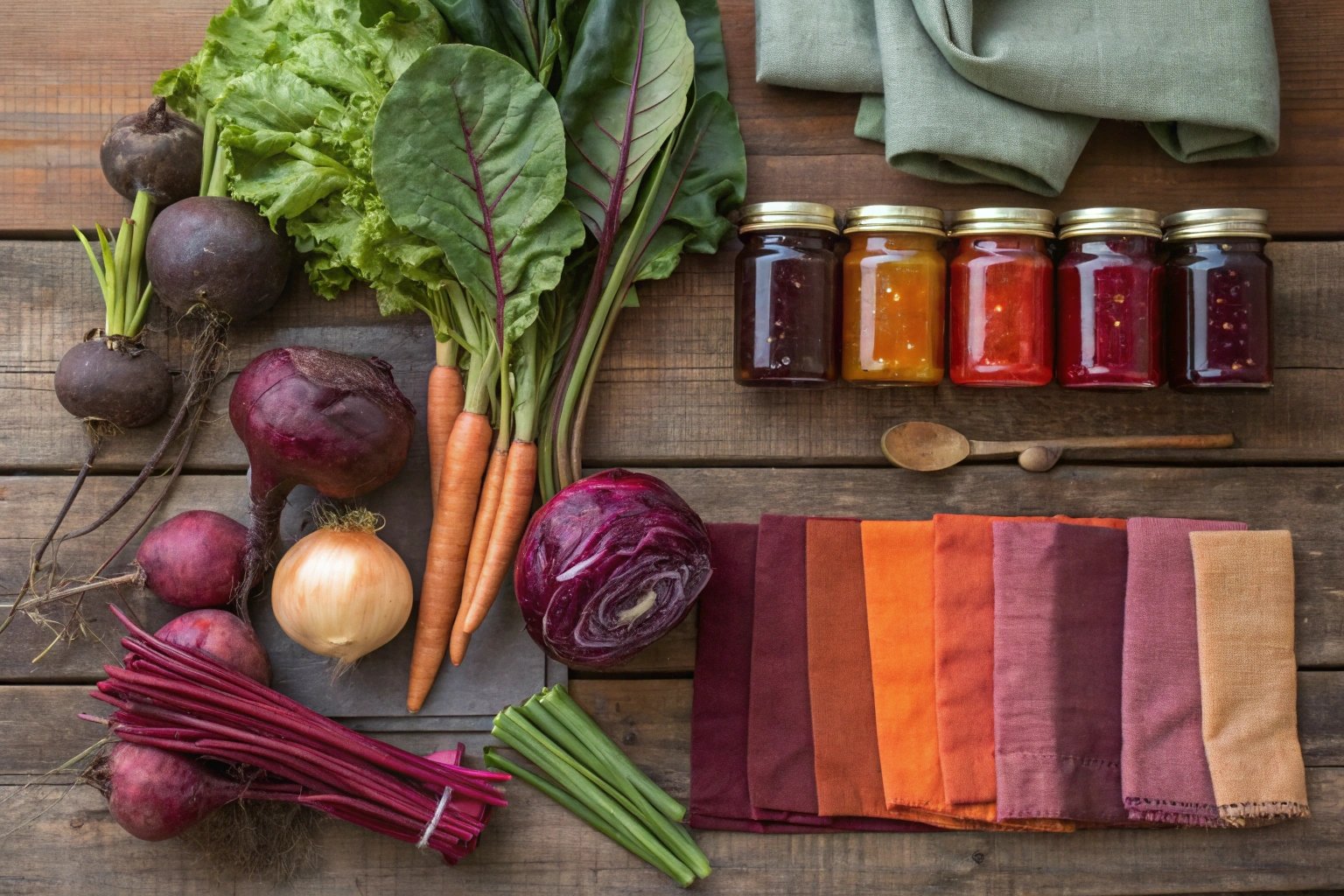 Vegetables for Natural Dyeing