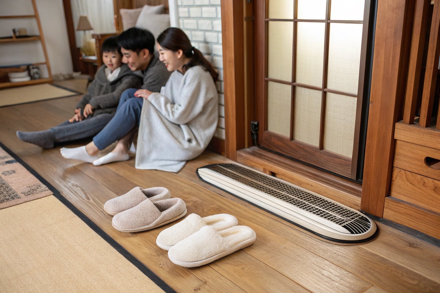 South Koreans Wearing Slippers