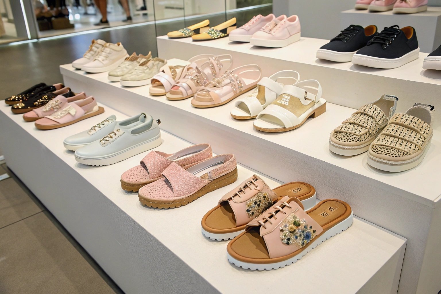 Women's footwear categories