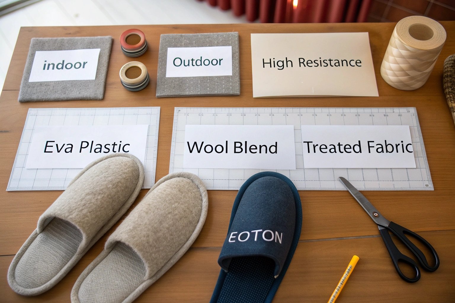 Durable slipper materials