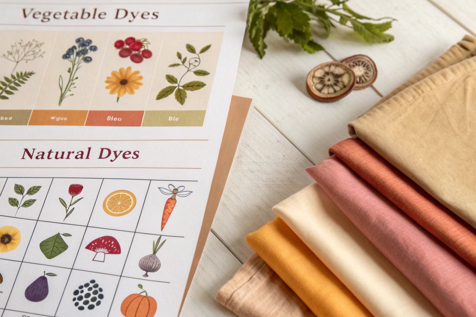 Vegetable Dye vs. Natural Dye