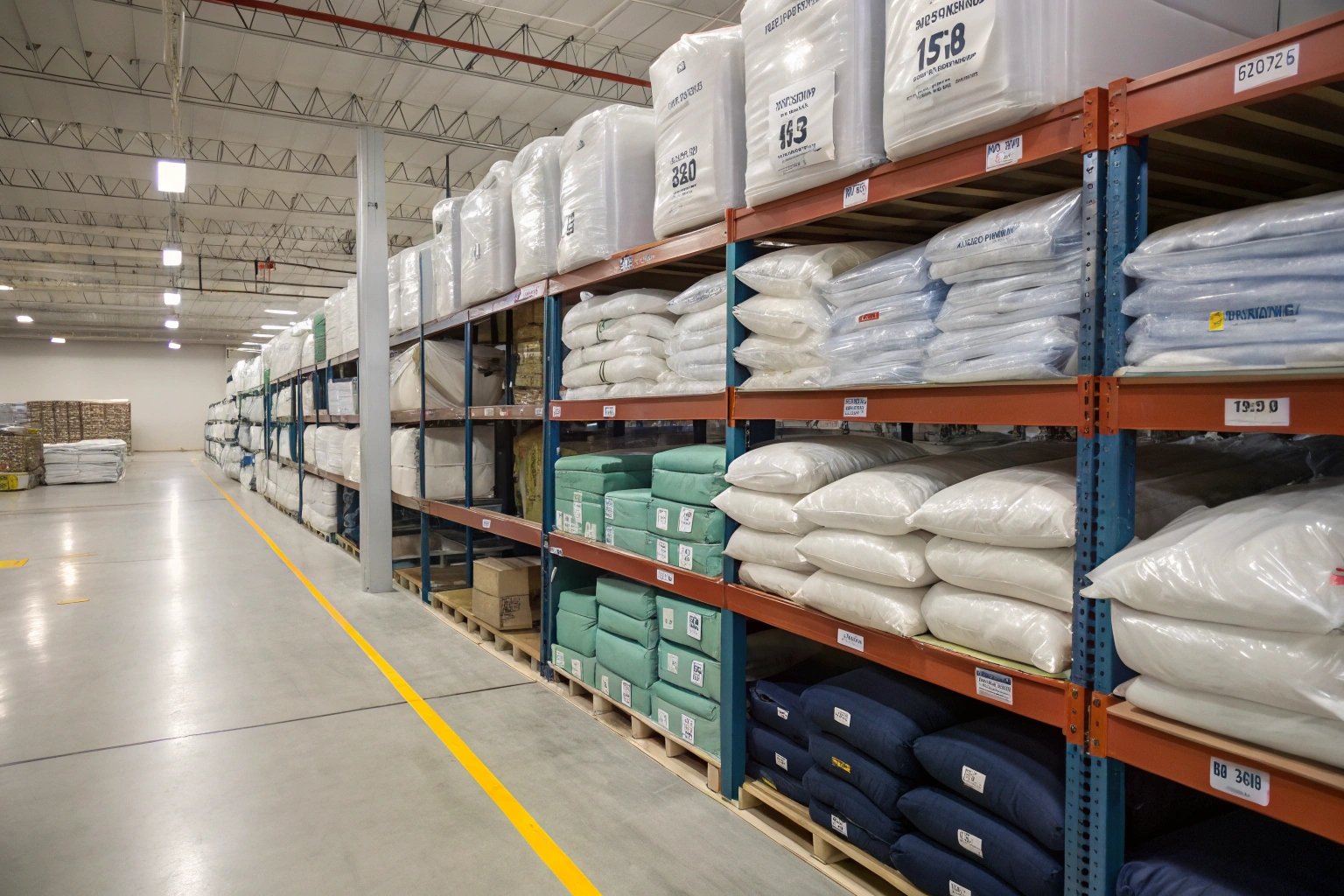 Slipper material storage room