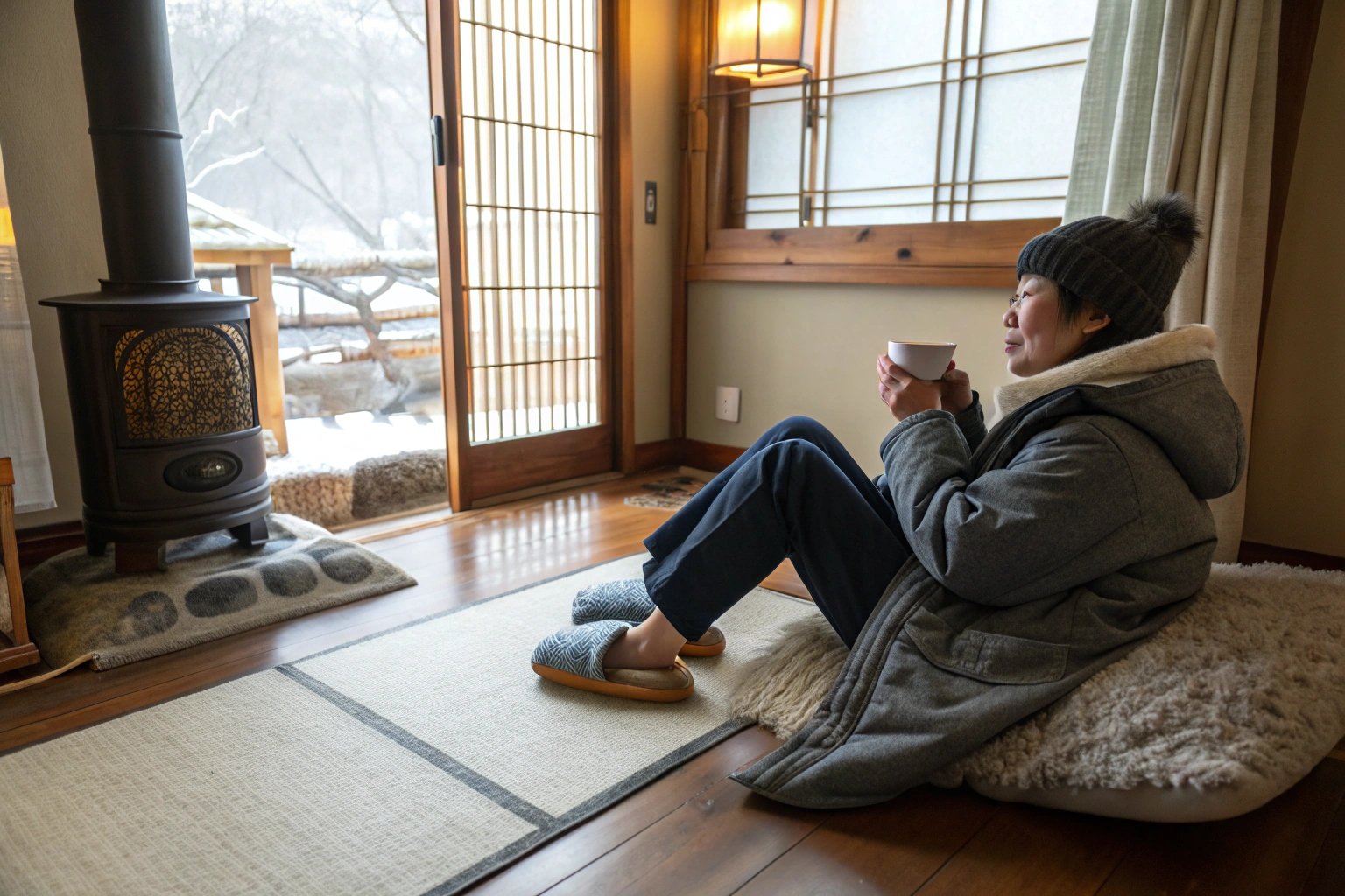 Warm Slippers in Winter